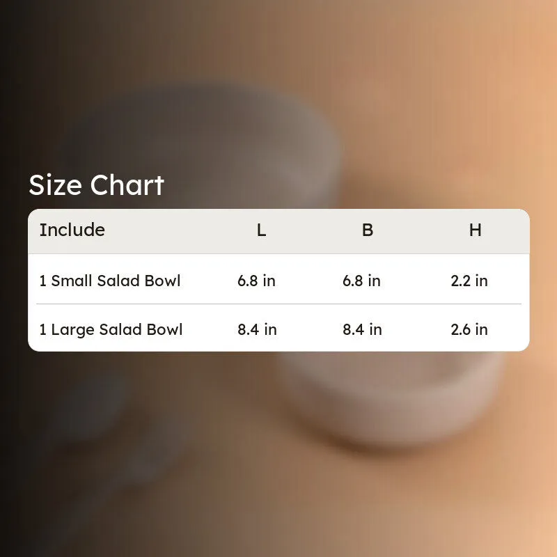 Marbella Craft Salad Bowl Two Piece Set media 9