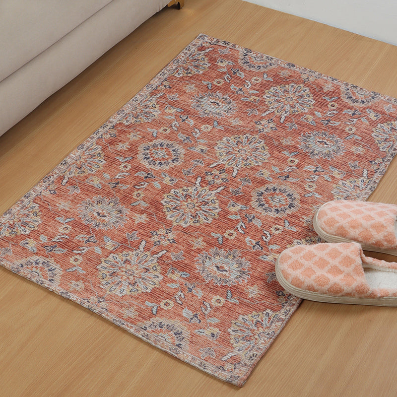 Yifara Ethnic Polyester Door Mats - Maroon media 3