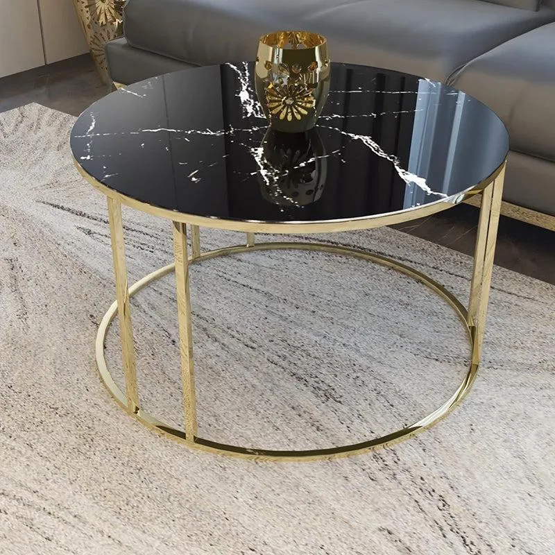 Evoke Noble Accent Table with Marble Top media 1