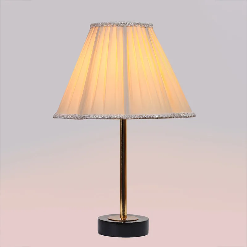 Pleatra Rodin Wooden Table Lamp - White,Gold,Black media 5