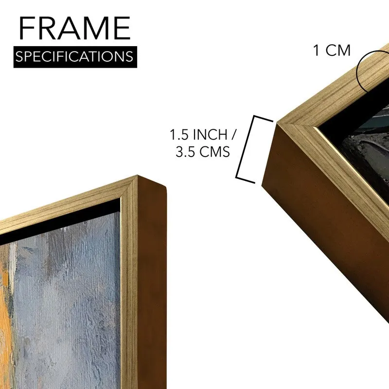 Glinting Canvas Wall Painting With Frame media 8