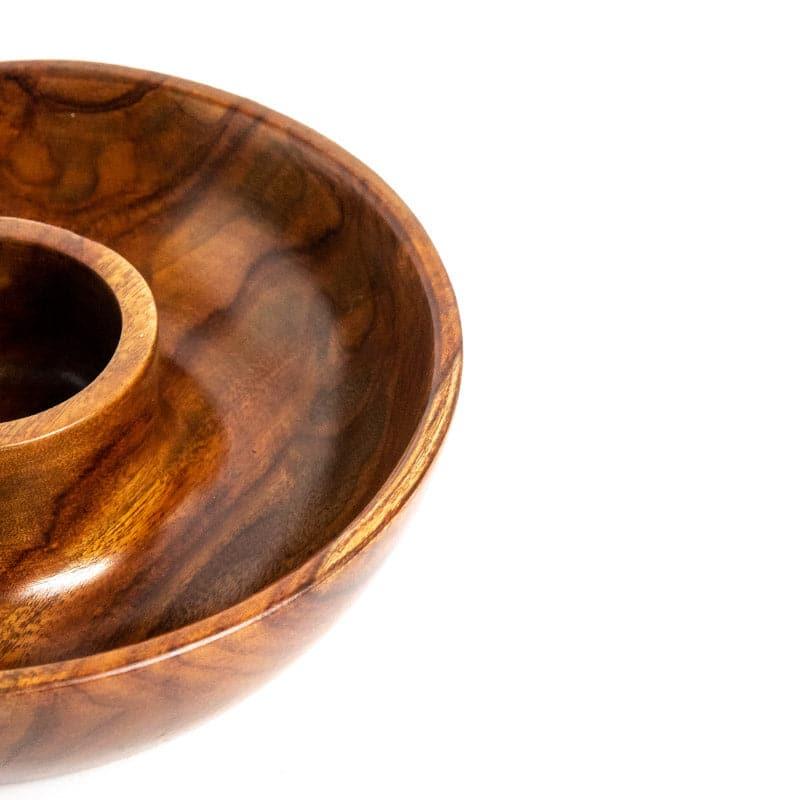 Zaco Chip & Dip Sheesham Wood Platter media 4