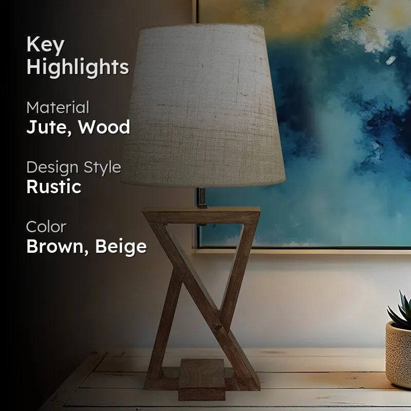 Medallis Jute Table Lamp - Brown,Beige media 2