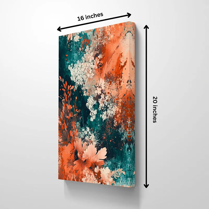 Colour Blooms Wall Painting media 5