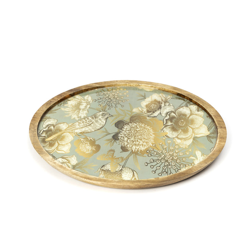 Golden Garden Round MDF Platter media 5