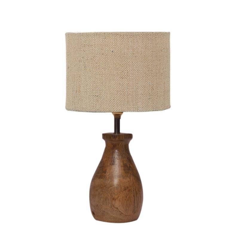 Sheldo Mista Fabric Table Lamp - Beige,Brown image 4