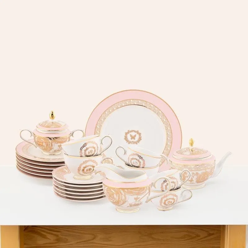 Fiona Glaze Tea Set - 24 Pieces media 1