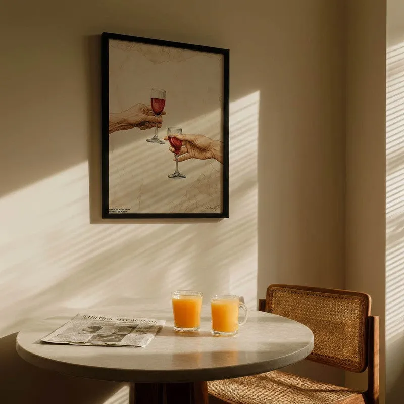 Ros Radiance Archival Canvas Wall Art - Black media 5