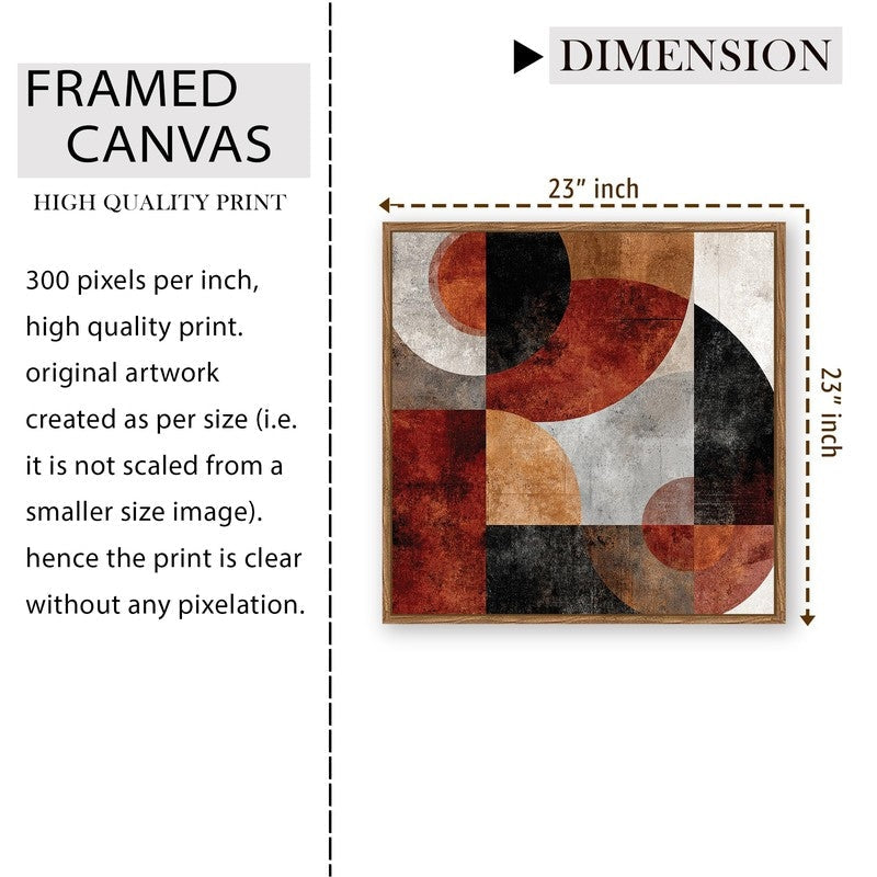 Geometry Roots Canvas Wall Art With Frame media 9