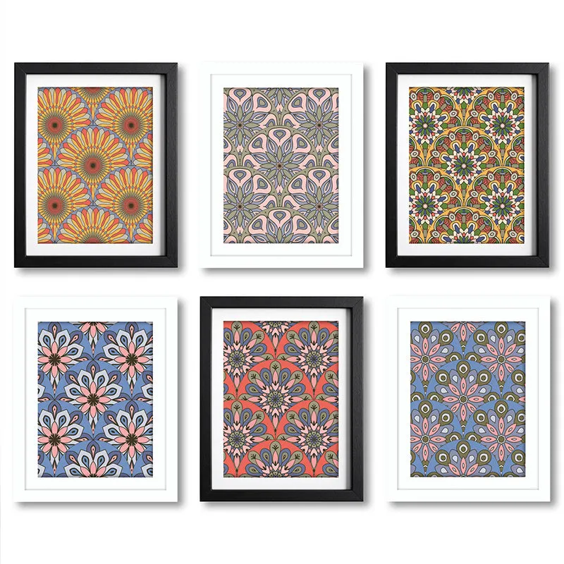Motifs Of Traditions II Wall Art With Frame - Set Of Six media 6