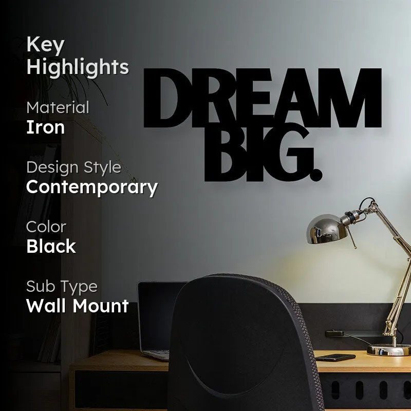 Dream Big Iron Wall Accent media 2