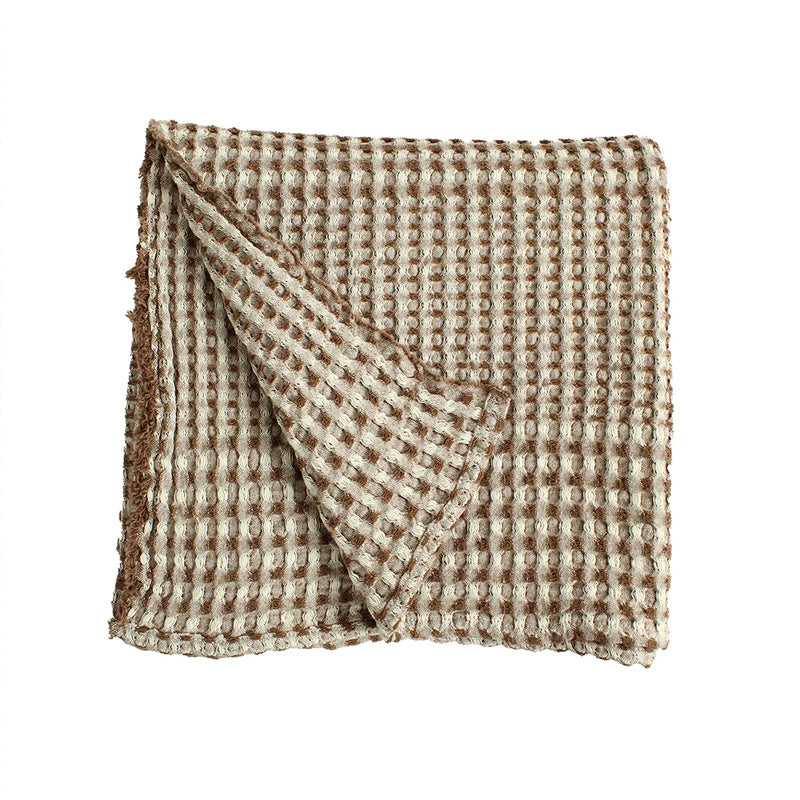 Nudo Cotton Throw - Dark Brown image 5