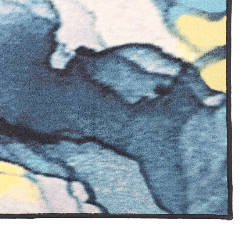 Marbled Blues Anti-Skid Carpet media 4