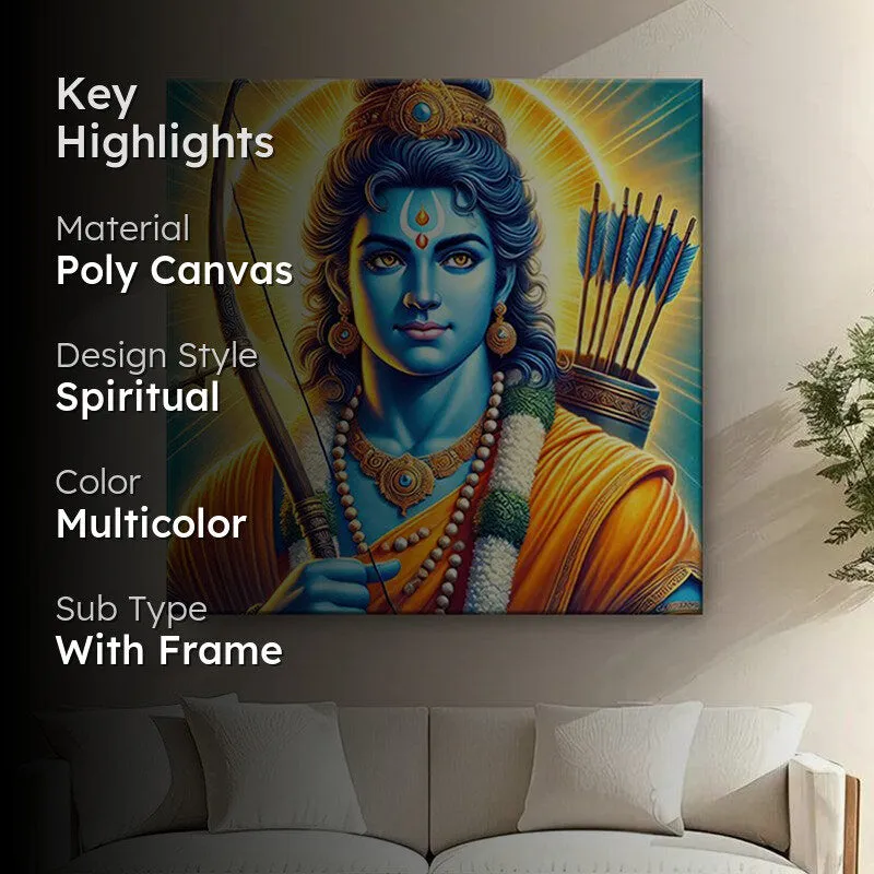 Raghava Poly Canvas Wall Painting media 2