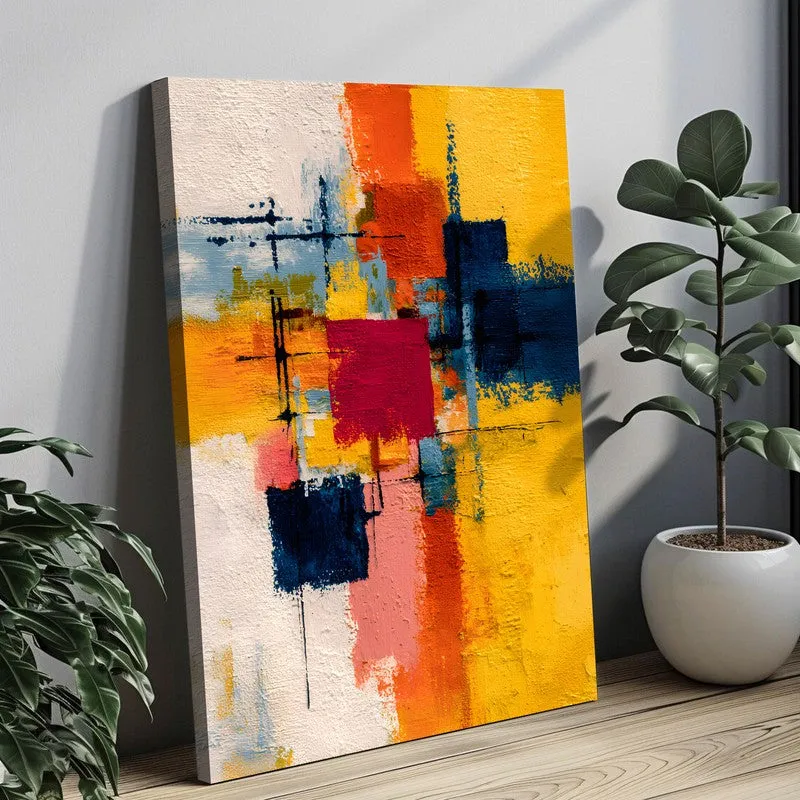 Color Cross Fusion Canvas Wall Art media 8