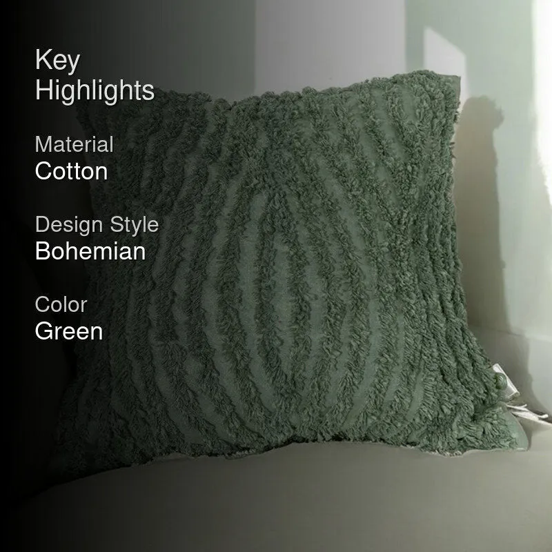 Sage Rest Tufted Cushion Cover Set media 2