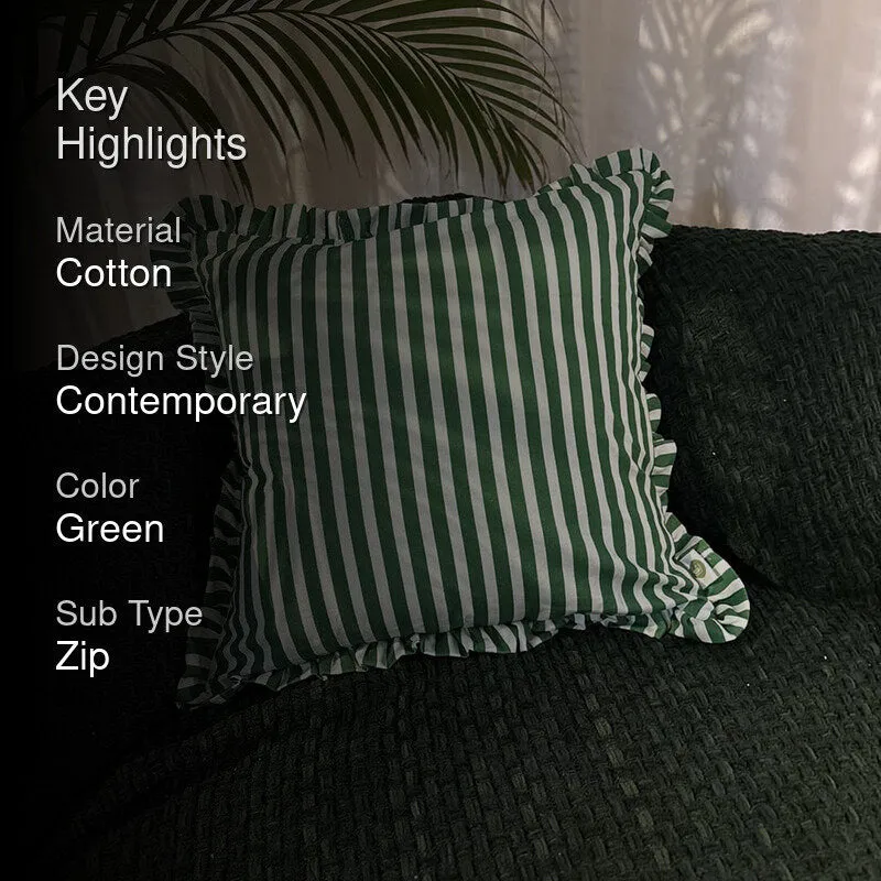 Stripe I Cotton Cushion Cover media 2