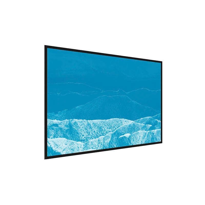 Aerial Sea View Canvas Wall Painting - Black Frame media 3