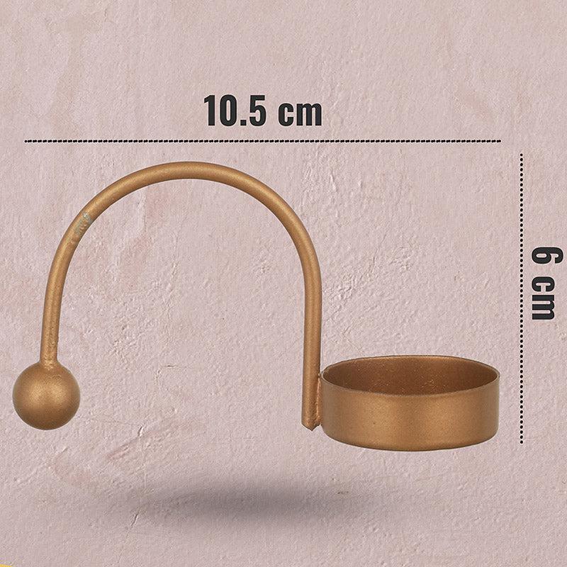 Zuria Tealight Candle Holder (Gold) - Set of Four media 7