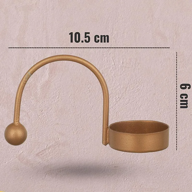 Zuria Tealight Candle Holder (Gold) - Set of Four media 7