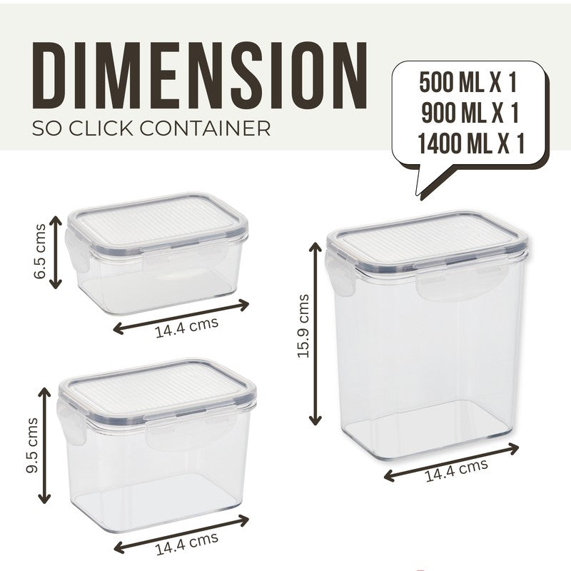 FreshSphere Keeper (500 mL/900 mL/1400 mL)- Set of Three media 7