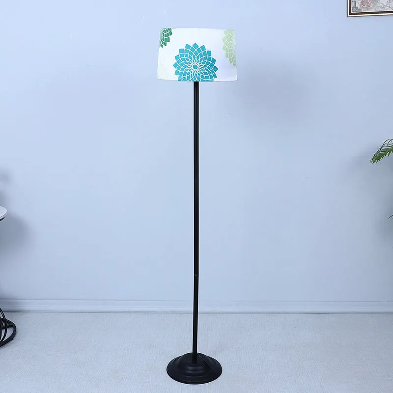 Akari Printed Metal Floor Lamp - Black media 3