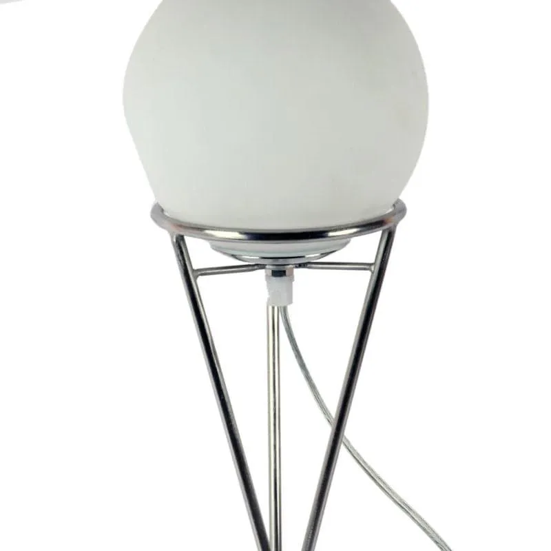 Dovie Moon LED Glass Table Lamp - Silver media 7
