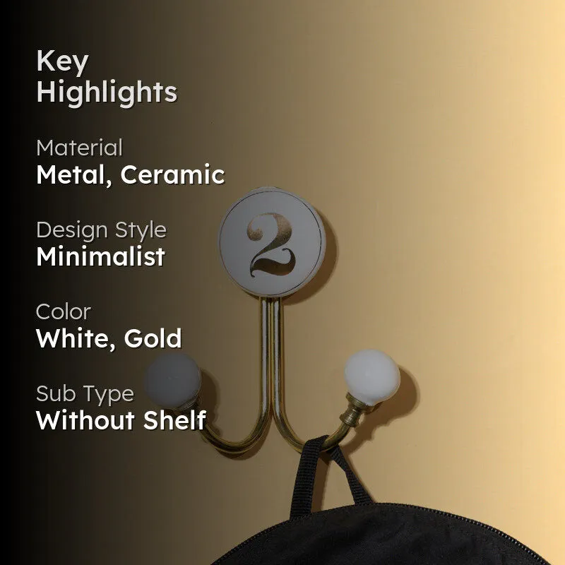 Numerical 2 Filigree Wall Hook media 2