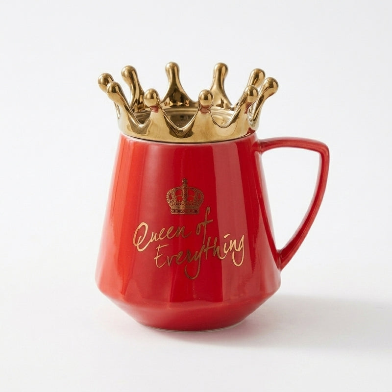Queen Ceramic Coffee Mug (400 mL) - Red media 5