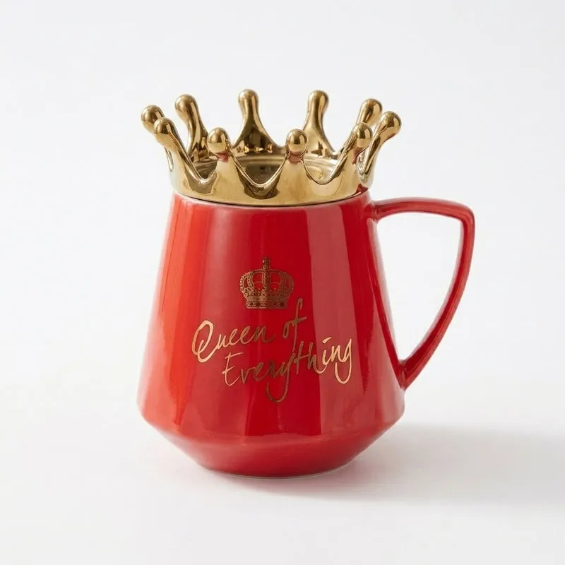 Queen Ceramic Coffee Mug (400 mL) - Red media 5