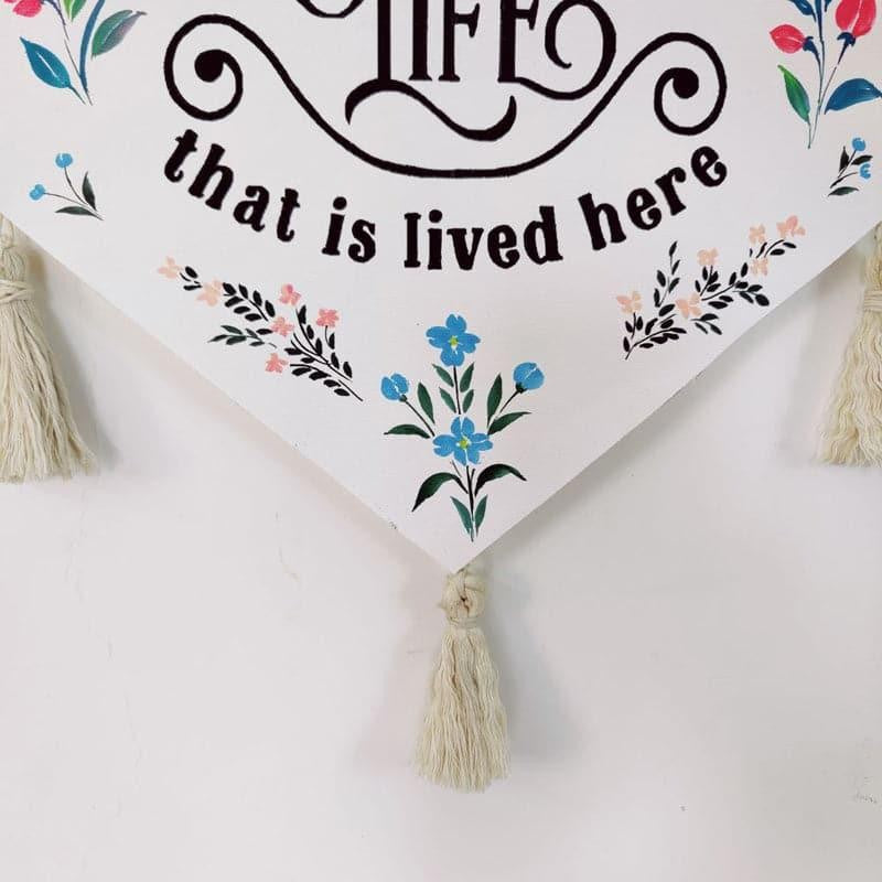 Abode Dose Handpainted Canvas Wall Hanging media 3