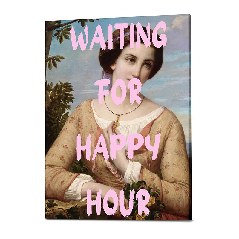 Waiting For Happy Hour Wall Art media 3