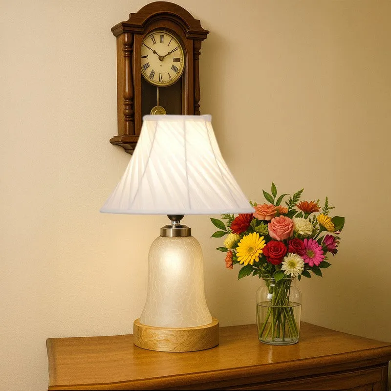 Zoravelle Wooden Table Lamp - Ivory media 3