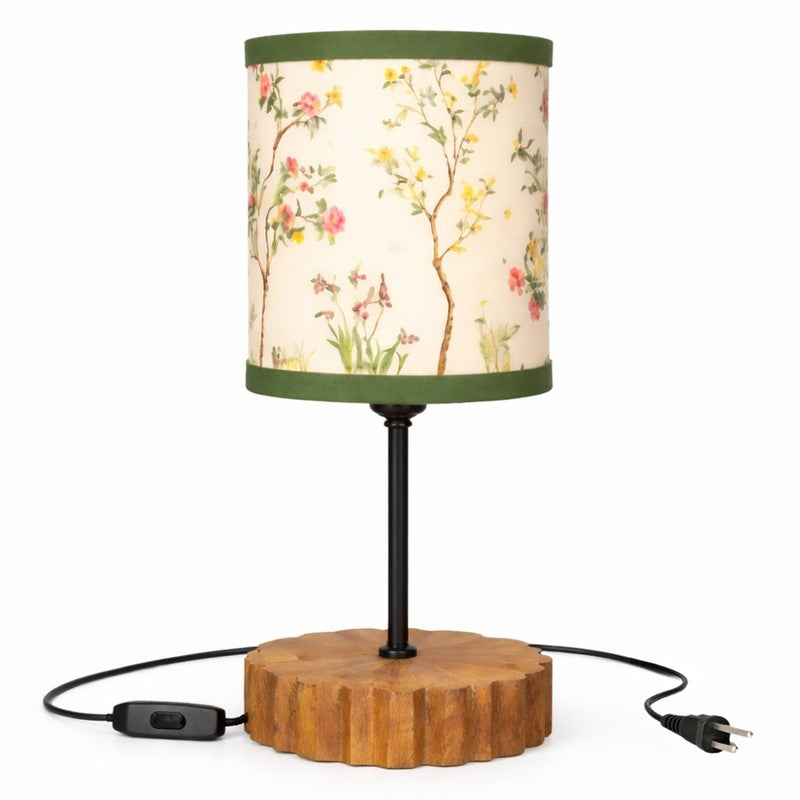 Brighton Halo Cotton Table Lamp - Green media 4