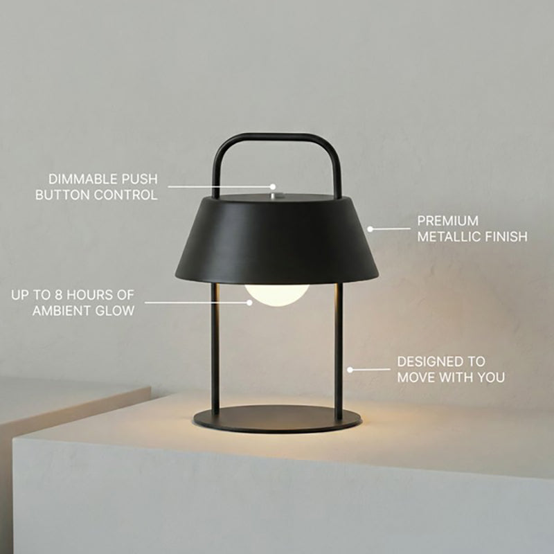 Fig Living Porto Metal Table Lamp - Black media 8