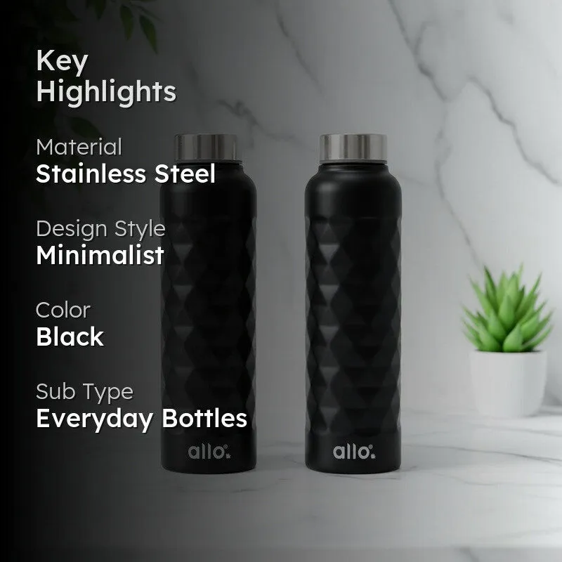 SipCraft Stainless Steel Water Bottle (950 mL Each) - Set Of Two media 2