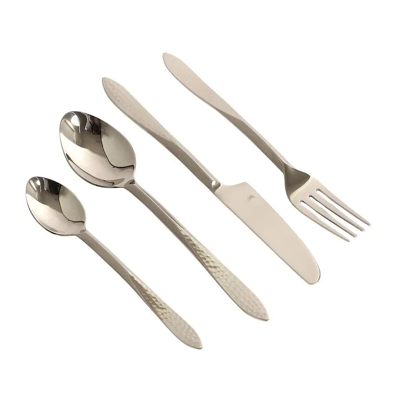 DUNE HAMMERED Cutlery set  - Four Piece Set media 5
