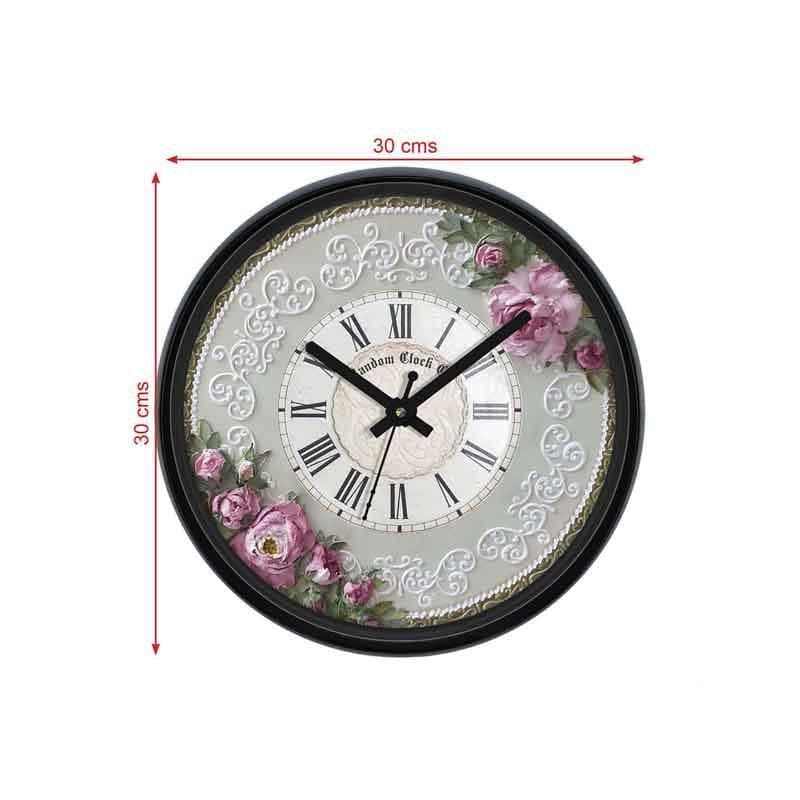 World Of Florals Wall Clock media 6