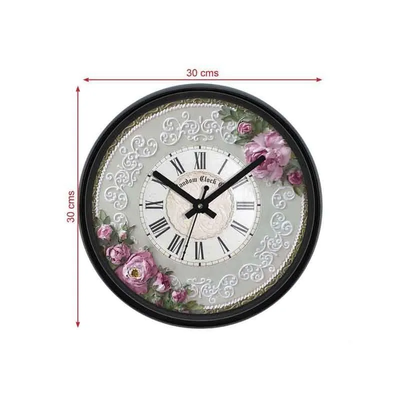 World Of Florals Wall Clock media 6
