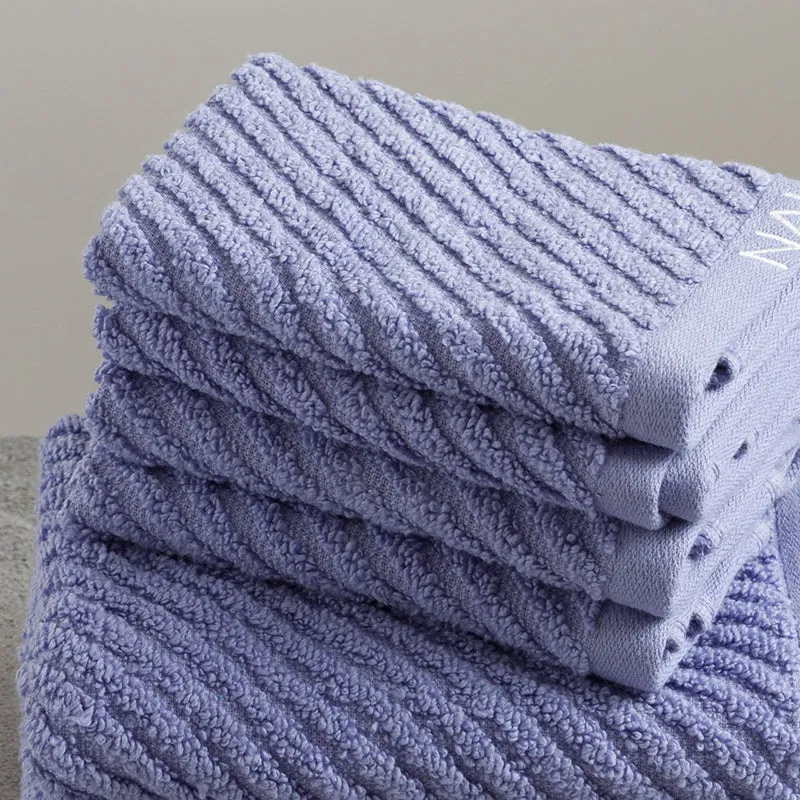 Nautica Riviera Soft Cotton Towel Set (Light Blue) - Set Of Six media 5