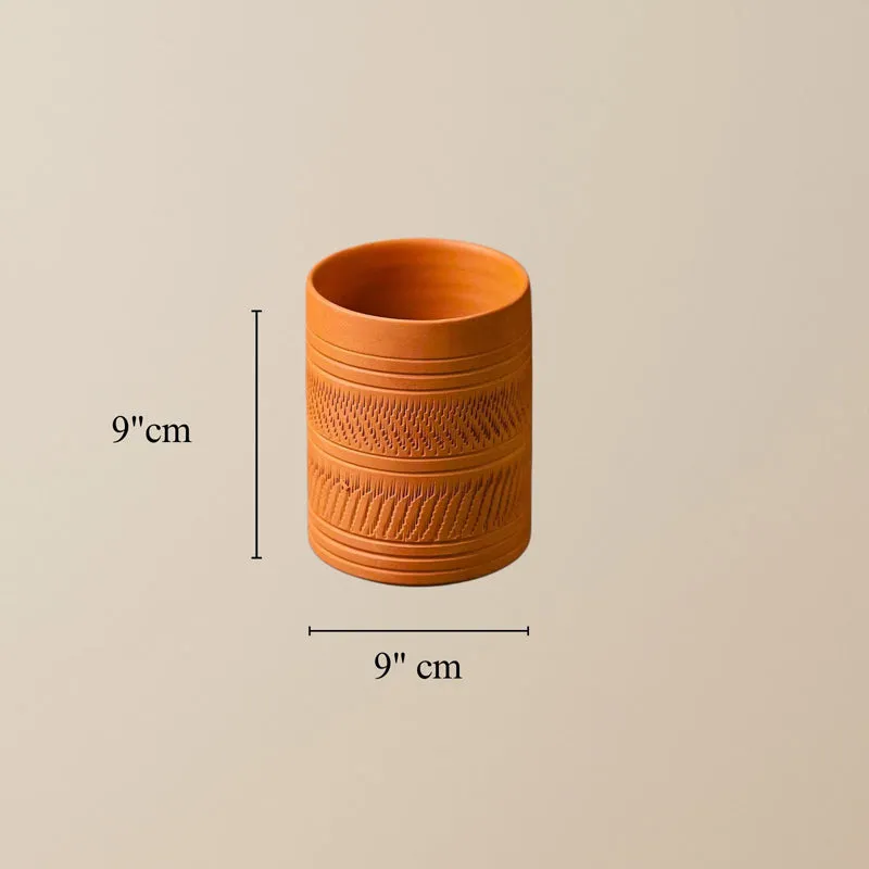 Mitti Terracotta Glass (250 mL) - Set Of Four media 7