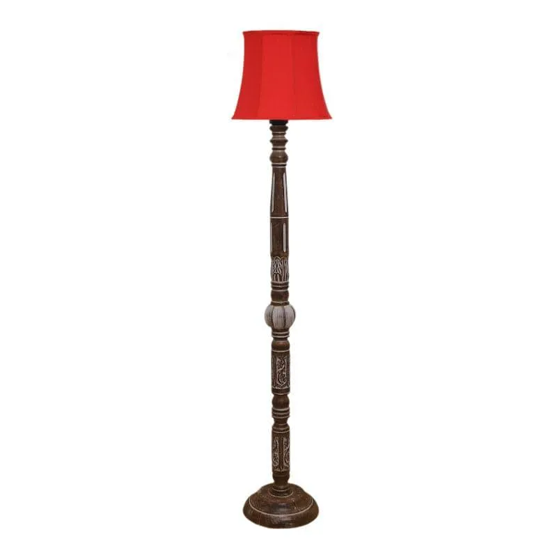 Colton Cone Floor Lamp - Red media 4