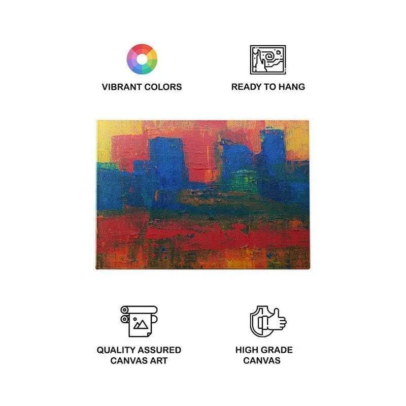 Color Haza Abstract Painting - Gallery Wrap media 3