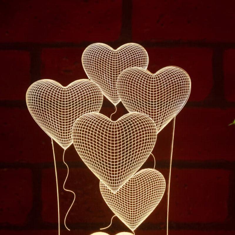 Be Mine LED Acrylic Table Lamp - Transparent media 3
