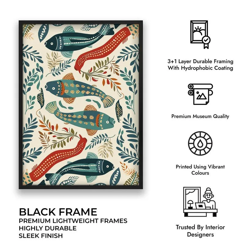 Jalika Canvas Wall Painting With Black Frame media 10