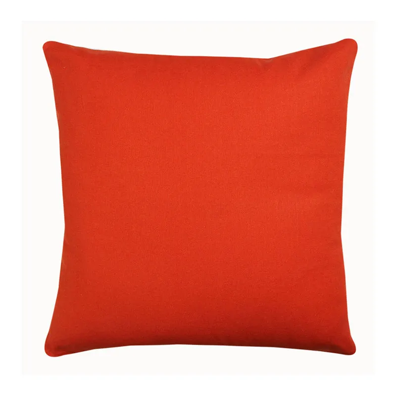Whisper Weave Cushion Cover (Orange) - Set Of Five media 5