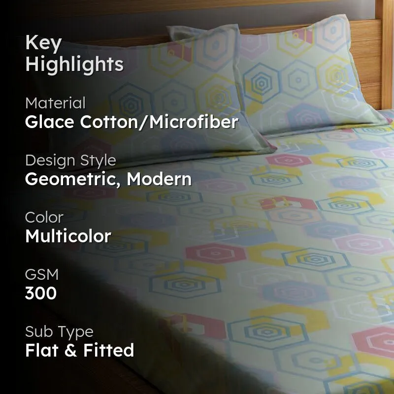 Playful Patterns Microfiber Bedsheet - 300 GSM media 2