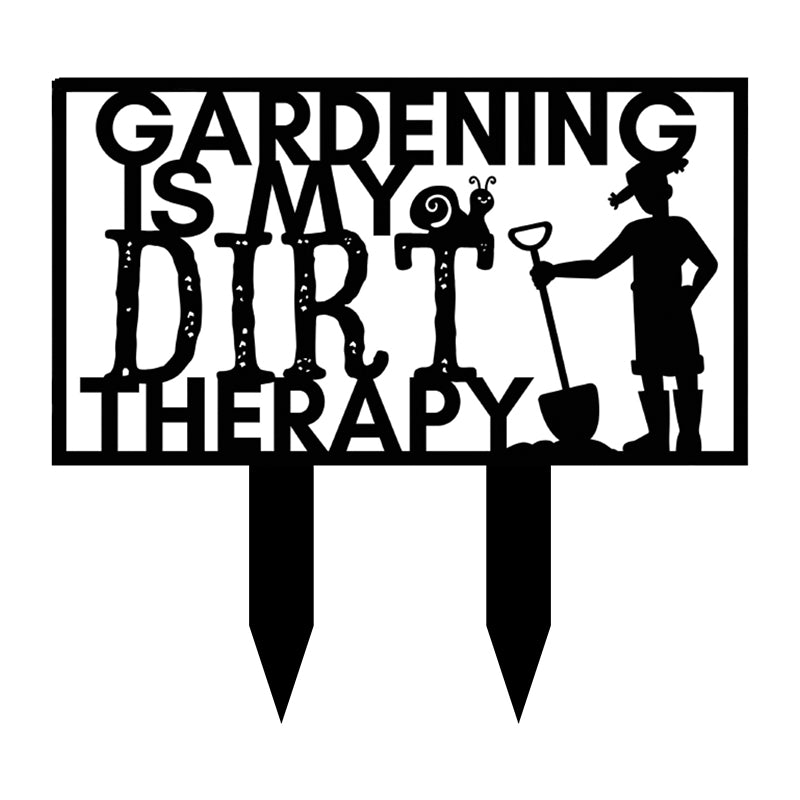 Dirt Therapy Garden Stake media 3