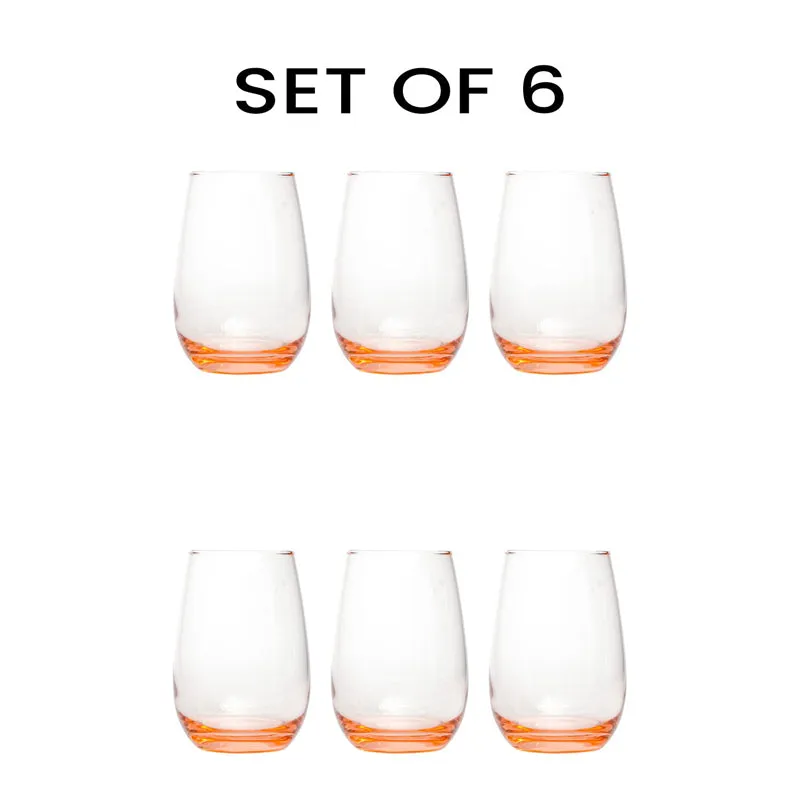 Luminarc Maine Glass (370 mL/Pink) - Set Of Six media 4