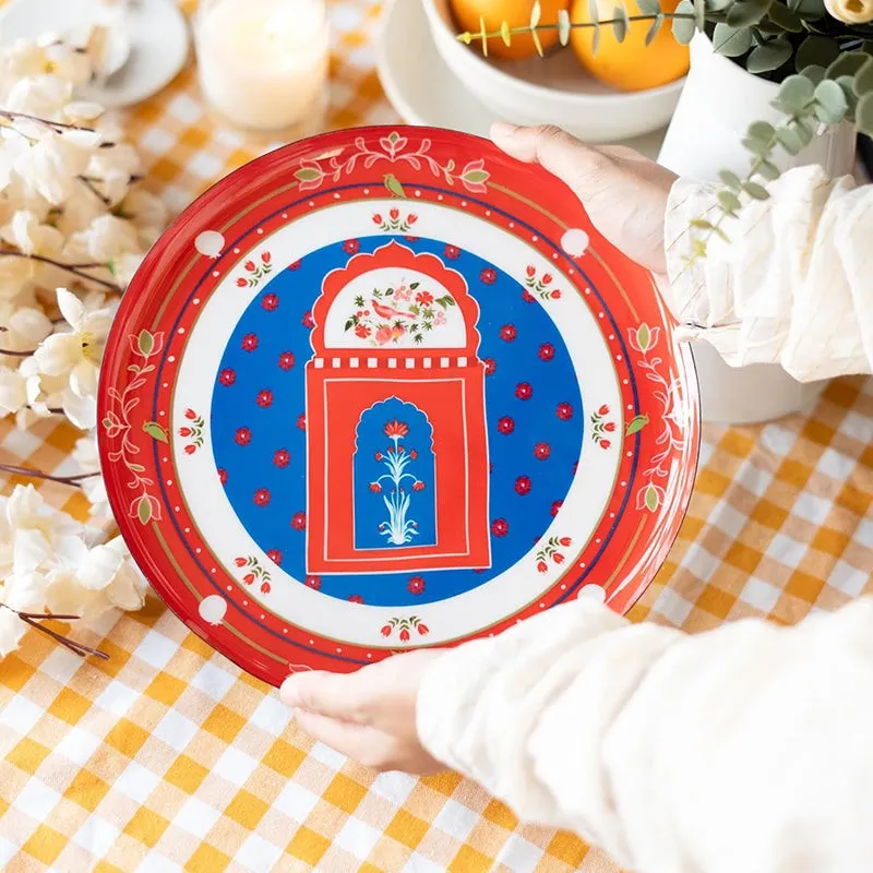 Jaipuri Charm Wall Plate - Set Of Five media 4